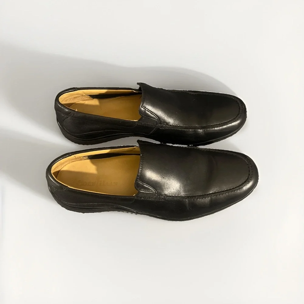 Cole Haan mens shoes Slip-Ons Size 9 Black C12085